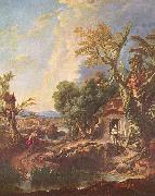 Francois Boucher, Landschaft mit dem Bruder Lucas